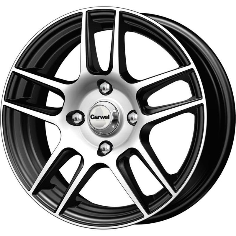 Carwel Lama 2022 Black Polished 6x15/4x100 D67.1 ET39  