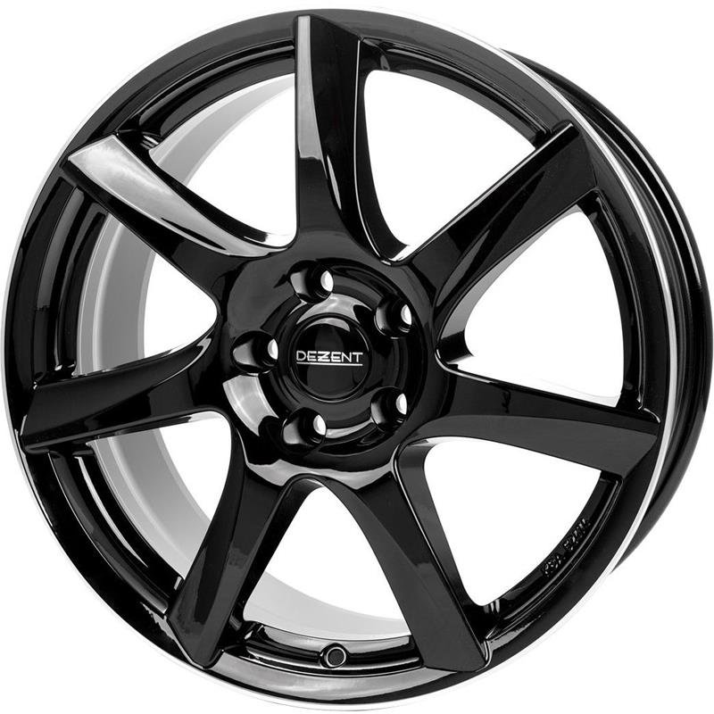 Dezent TW dark 2022 Black/polished lip 6.5x16/4x108 D65.1 ET20  