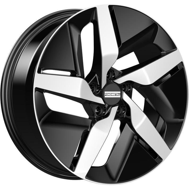 Fondmetal e-Joule 2022 Glossy Black Machined 9.5x21/5x112 D66.5 ET41  