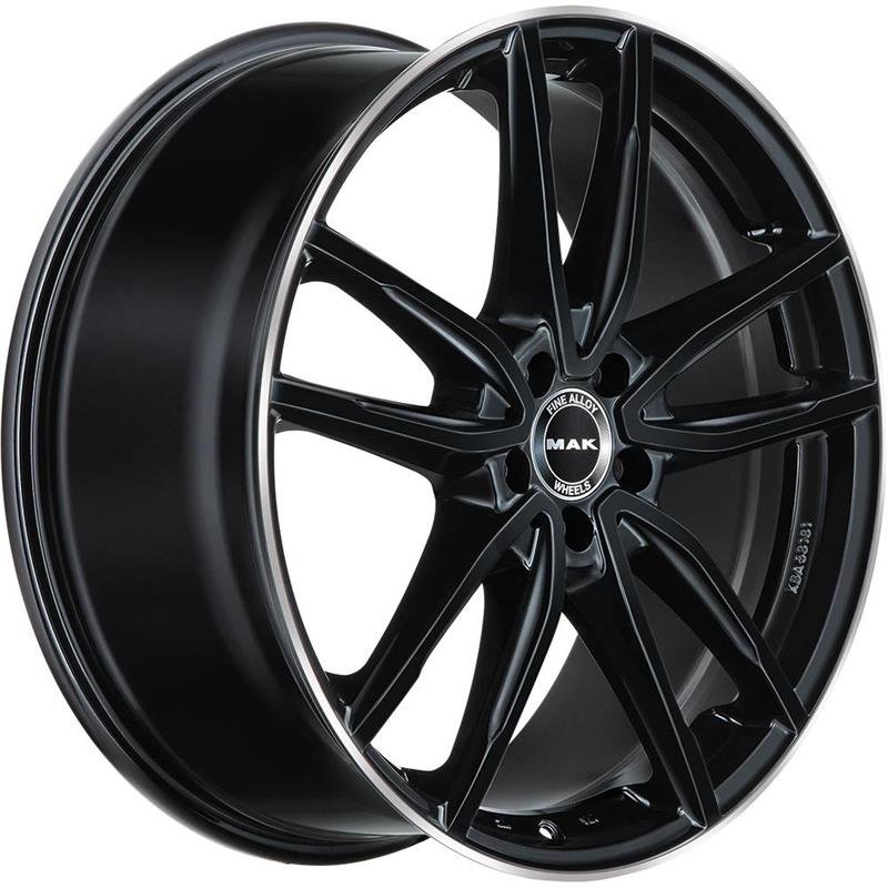 MAK Evo 2022 Gloss Black Mirror Ring 8x20/5x112 D66.6 ET48  