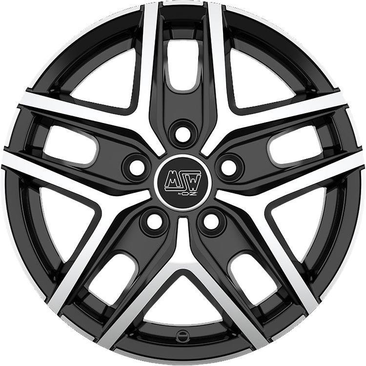 MSW 40 Van 2022 Gloss Black Full Polished 6.5x16/5x160 D65.1 ET55  