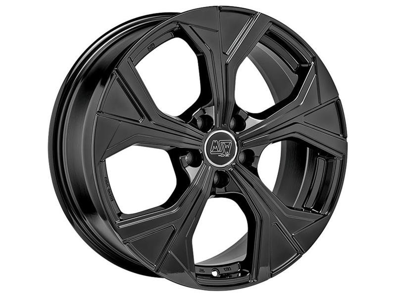 MSW 43 2022 Gloss Black 8x19/5x114.3 D73 ET45  